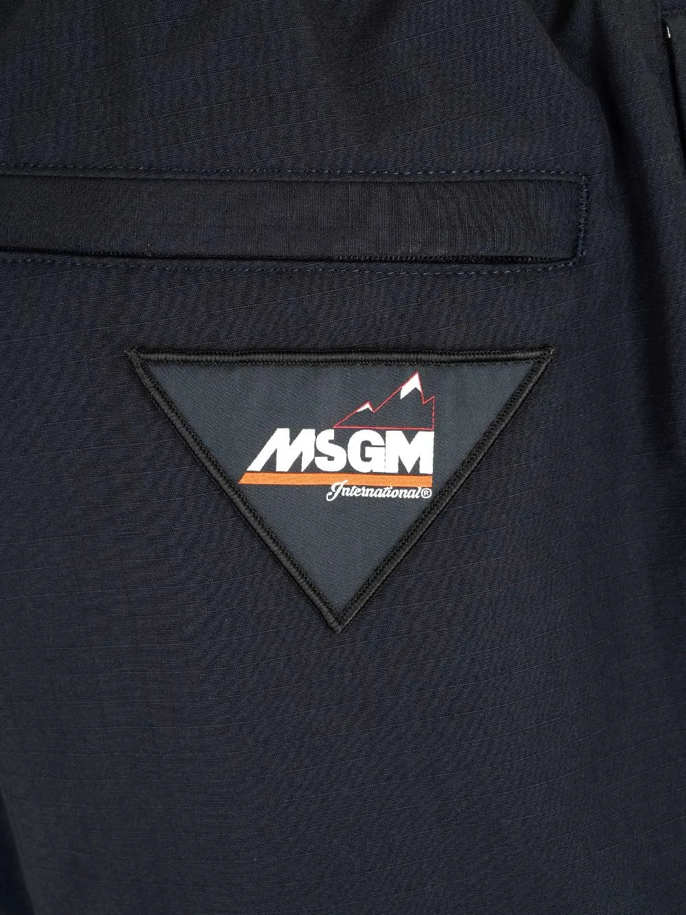 MSGM Logo Patch Drawstring Track Pants