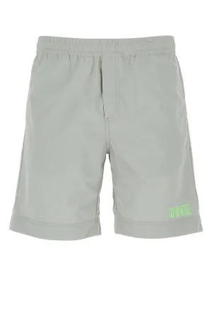 MSGM Logo Print Track Shorts