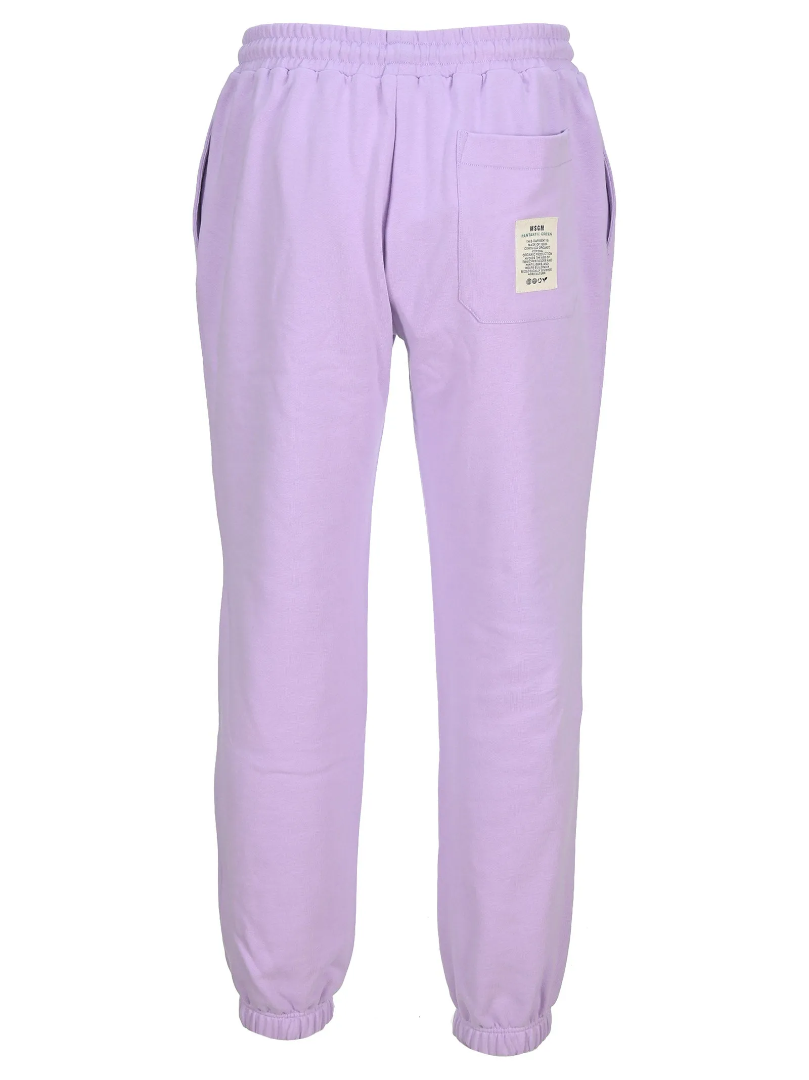 MSGM Logo Printed Drawstring Track Pants