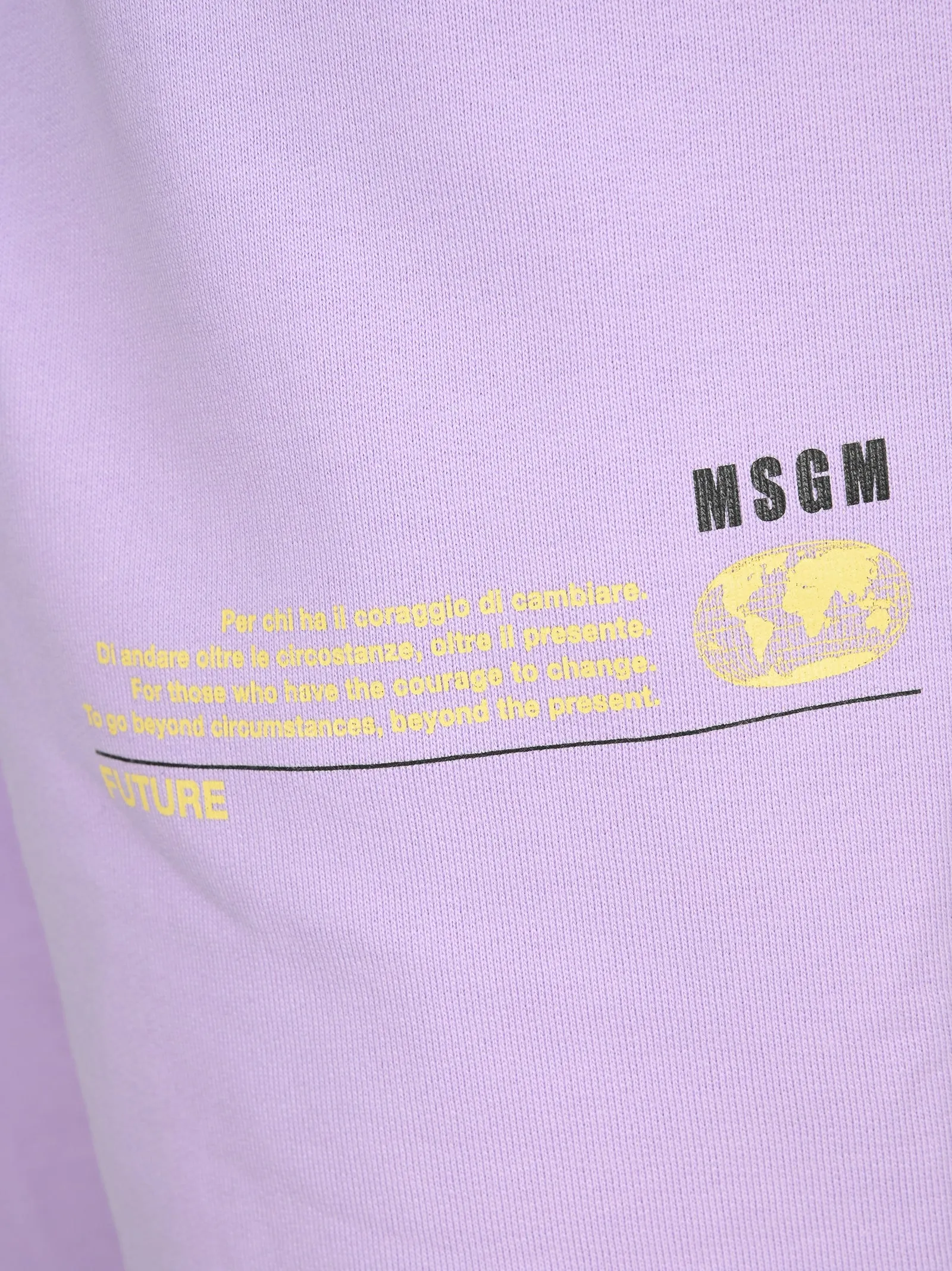 MSGM Logo Printed Drawstring Track Pants