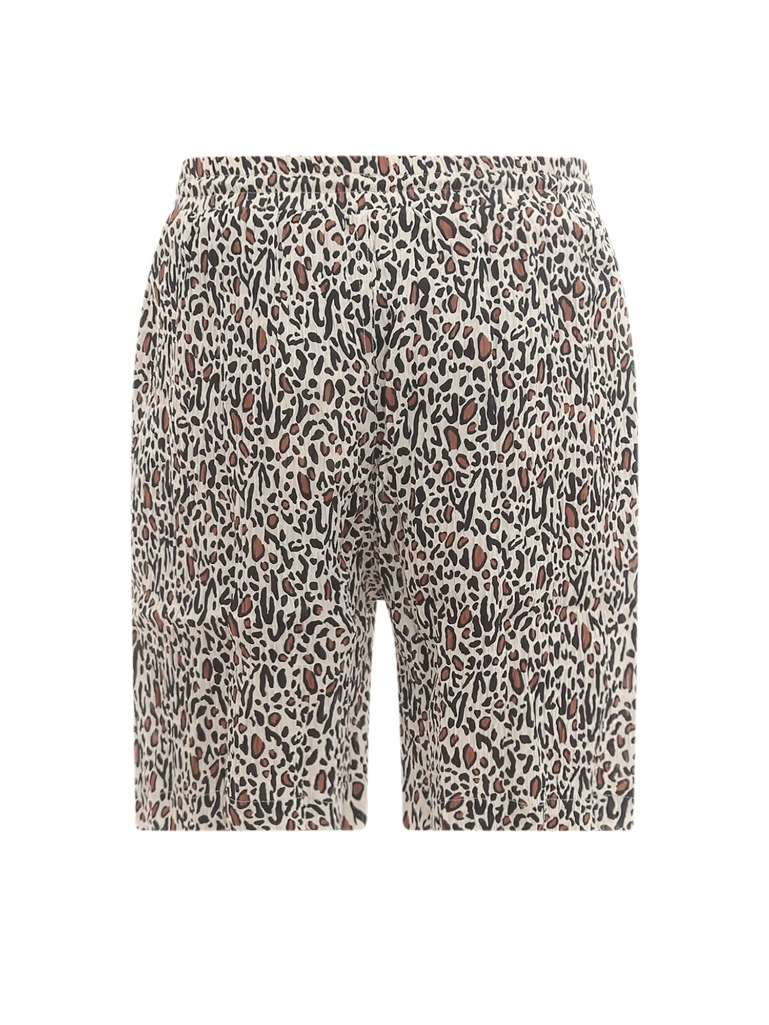 Nanushka Leopard Print Drawstring Shorts