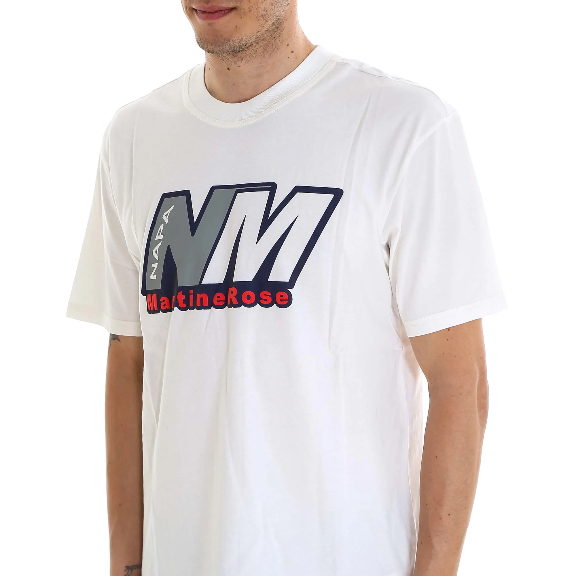 Napa By Martine Rose Graphic Printed Crewneck T-Shirt