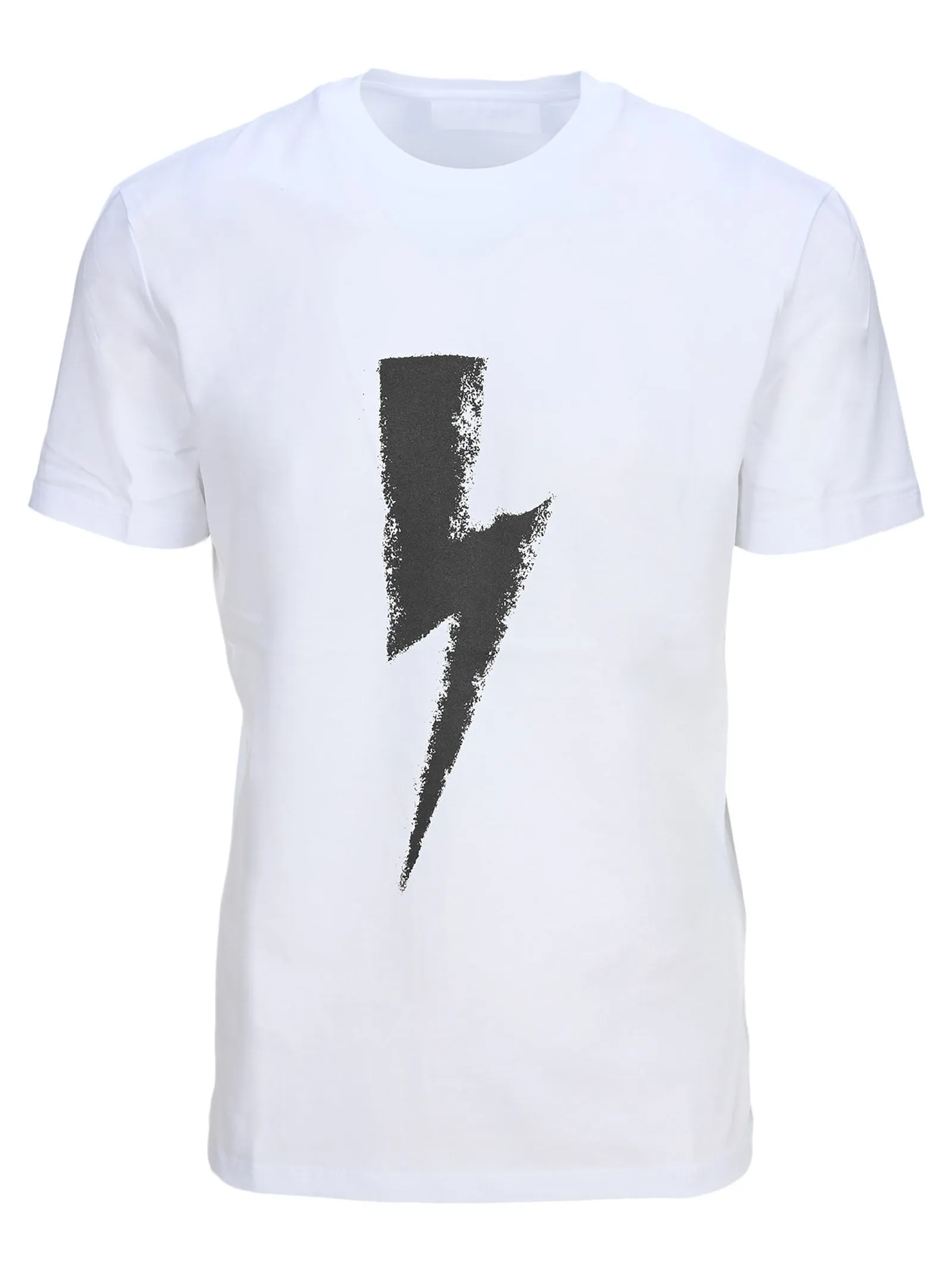 Neil Barrett Chalk Bolt Printed T-Shirt