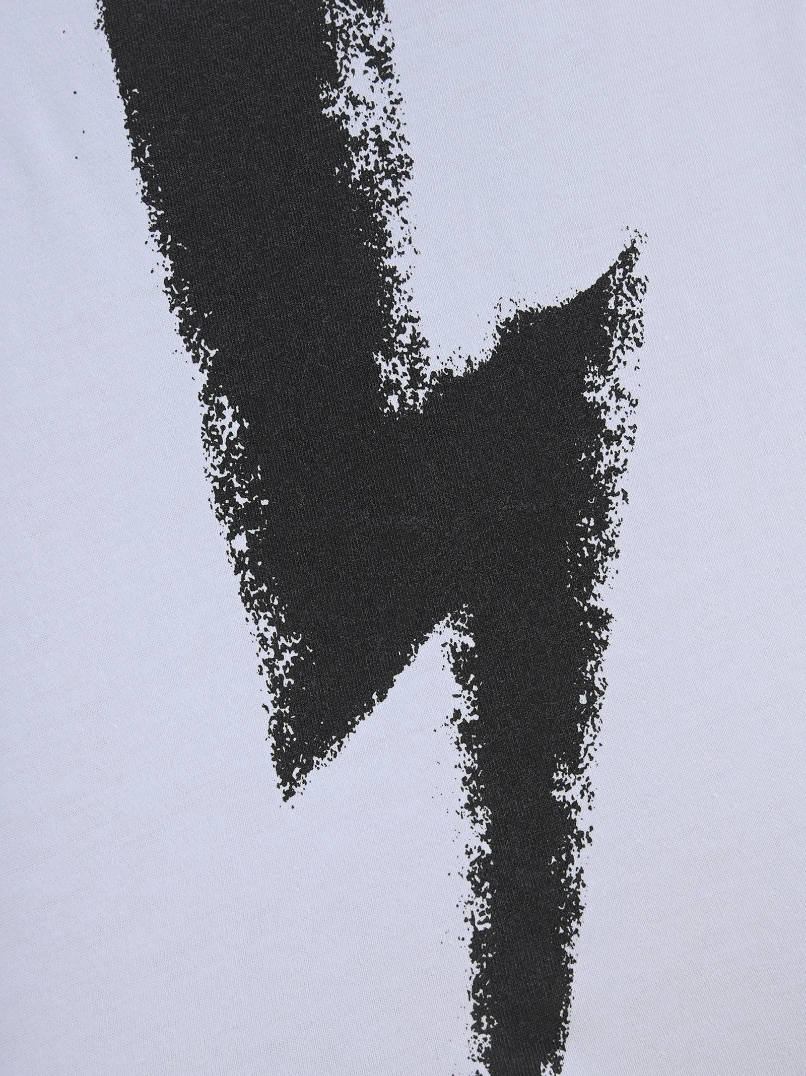 Neil Barrett Chalk Bolt Printed T-Shirt