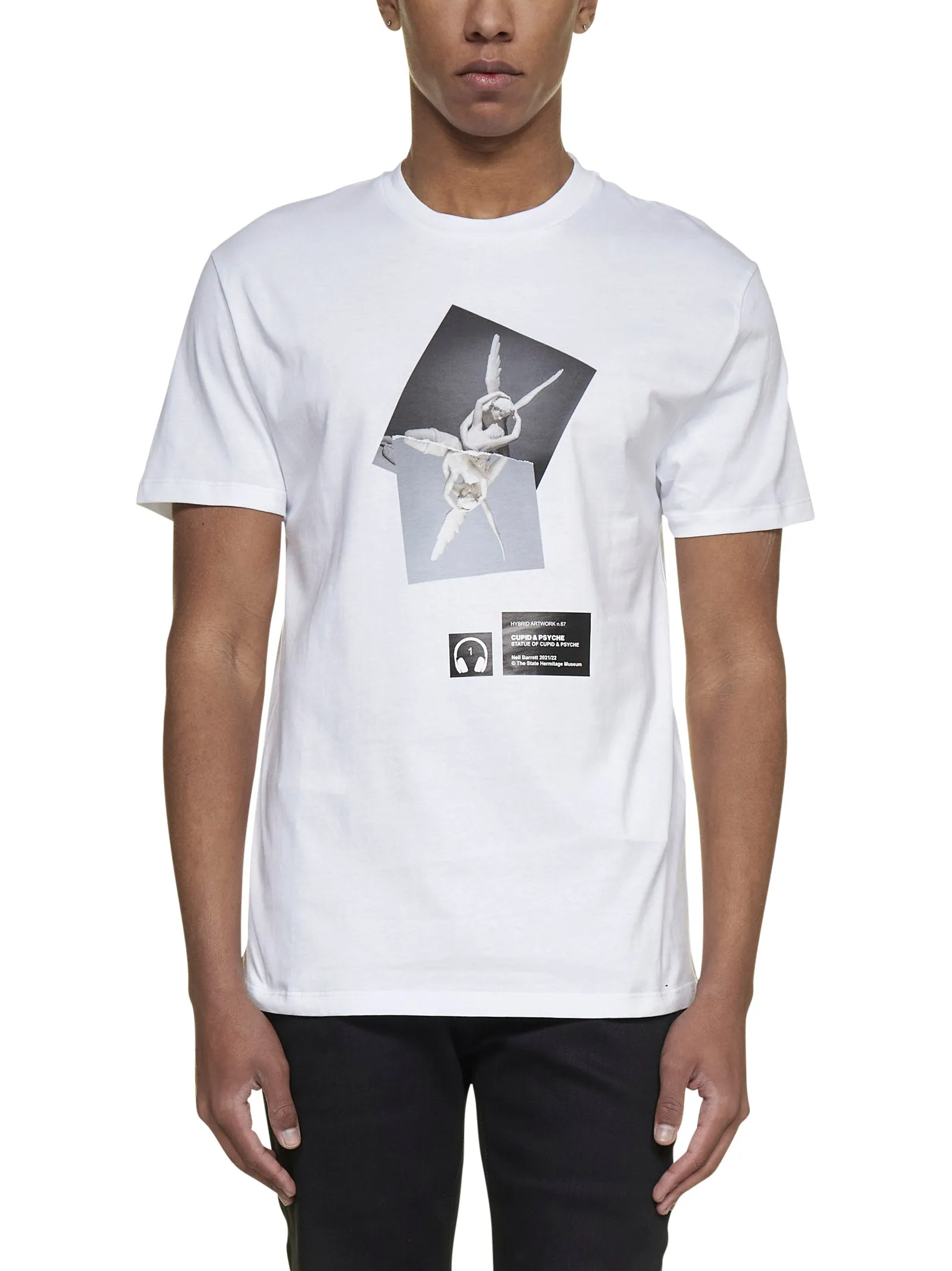 Neil Barrett Graphic Printed Crewneck T-Shirt