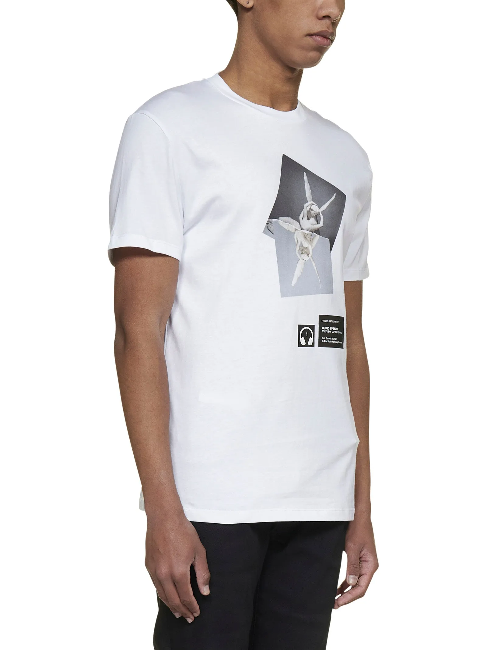 Neil Barrett Graphic Printed Crewneck T-Shirt