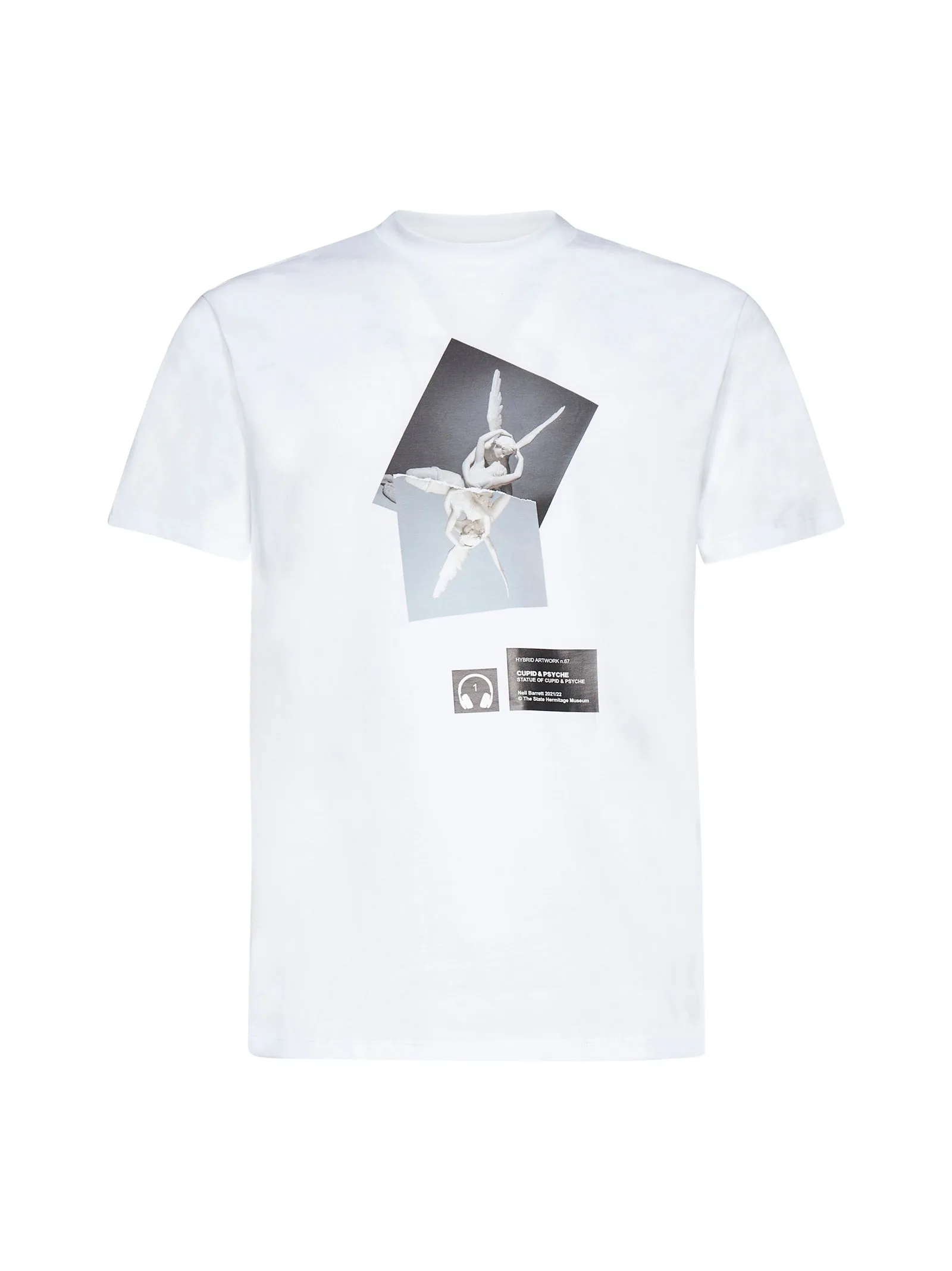Neil Barrett Graphic Printed Crewneck T-Shirt