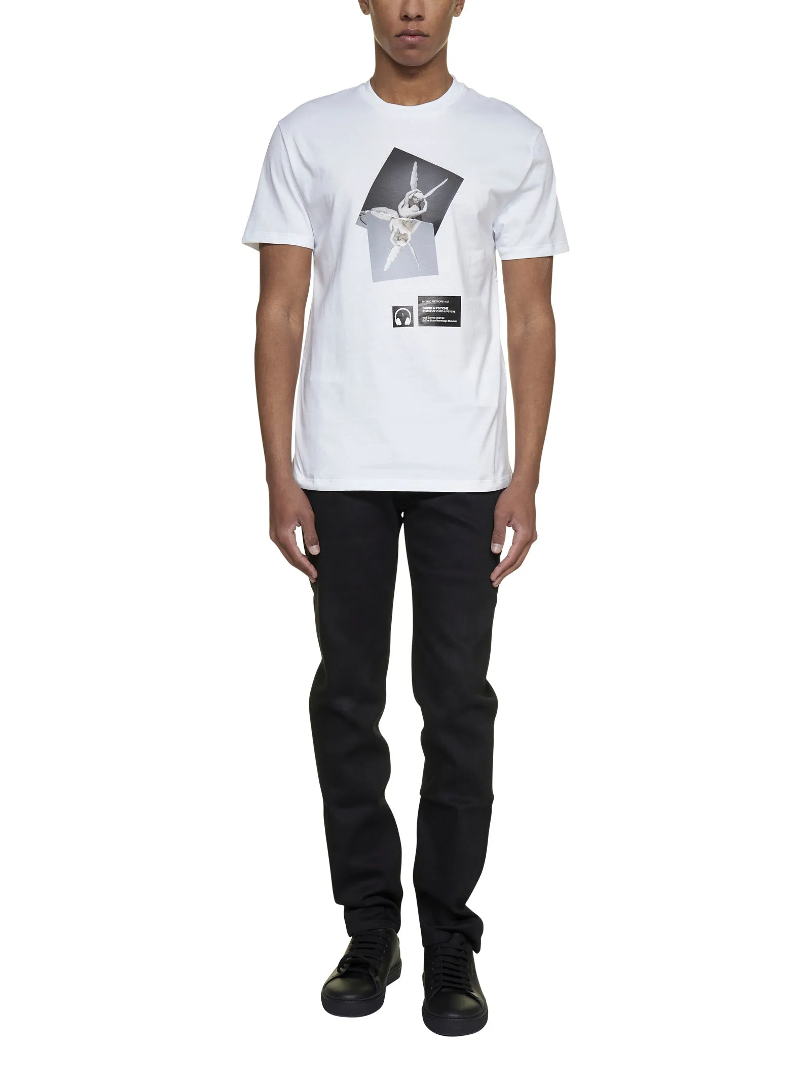 Neil Barrett Graphic Printed Crewneck T-Shirt