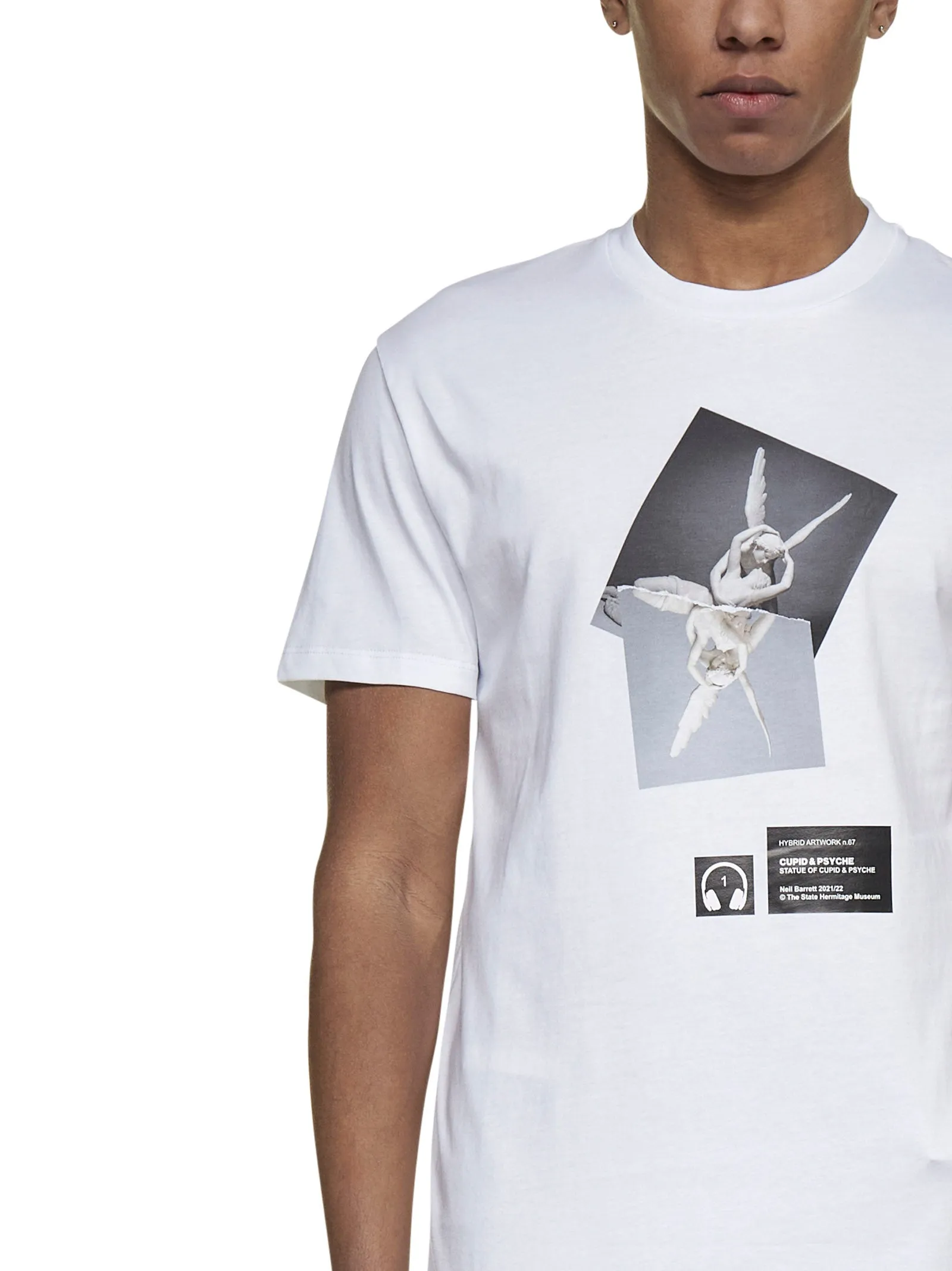 Neil Barrett Graphic Printed Crewneck T-Shirt