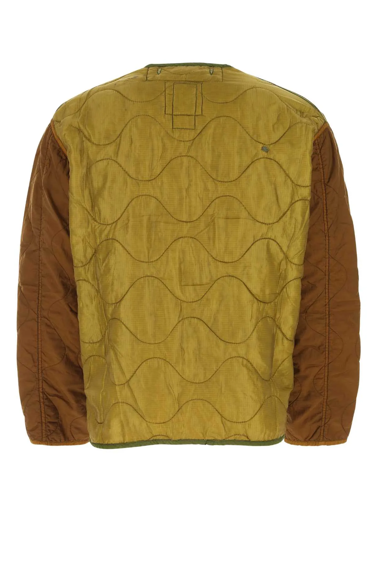 OAMC Zip-Up Color Block Quilted Jacket