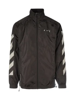 Off-White Diagonal Striped Track Jacket