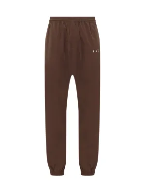 Off-White Logo Printed Elasticated Waist Pants