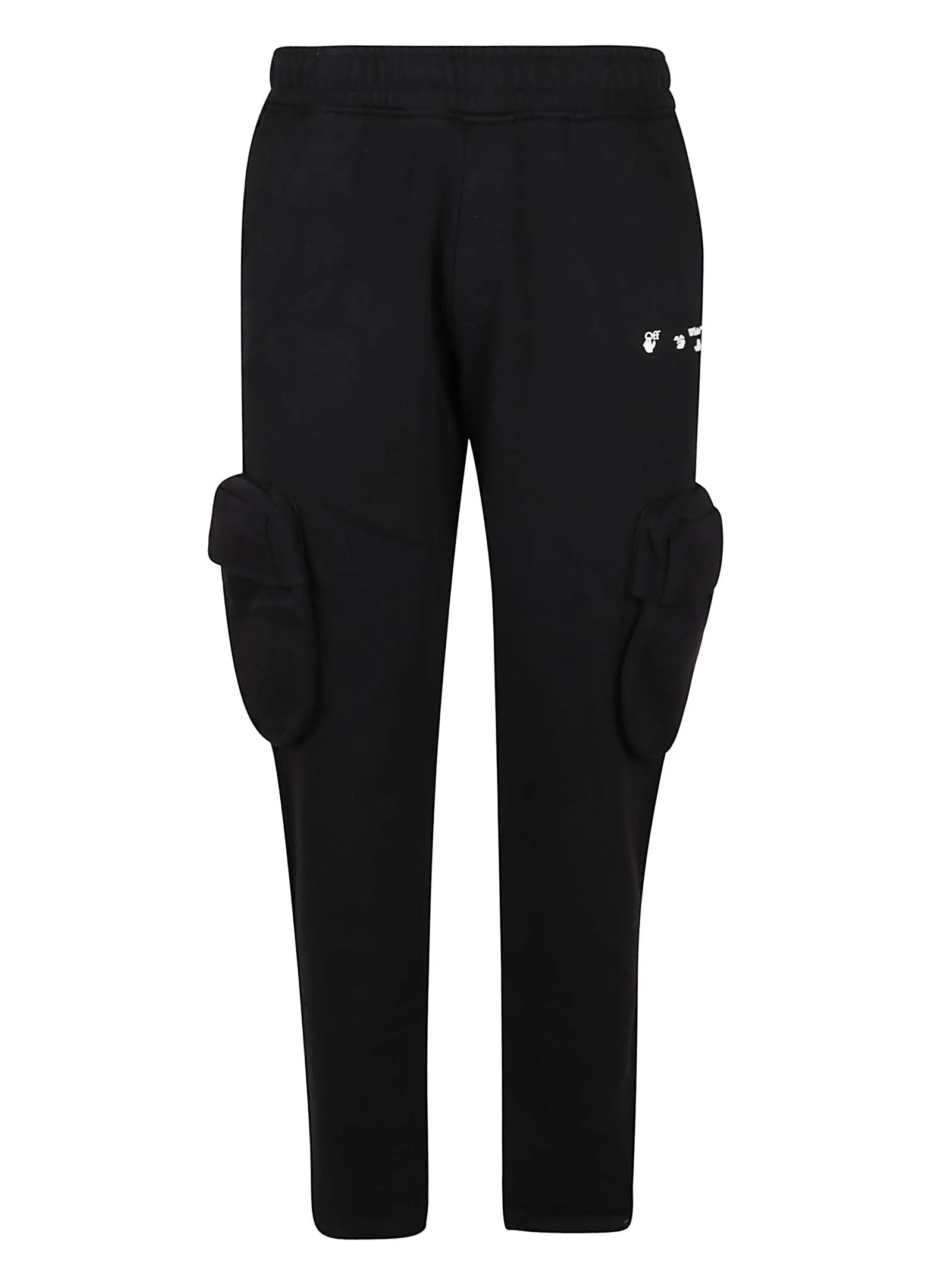 Off-White Logo Printed Straight Leg Track Pants