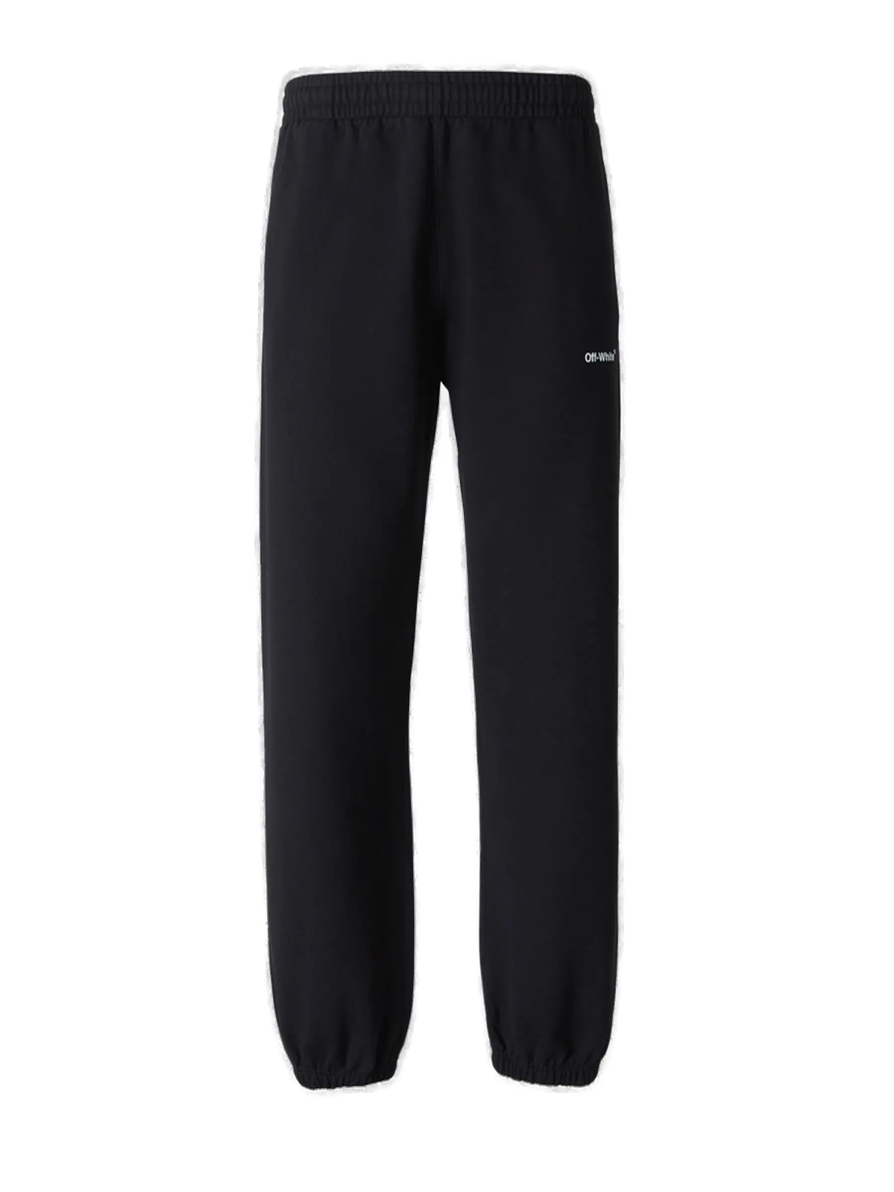Off-White Logo Printed Wave Diagonal Track Pants