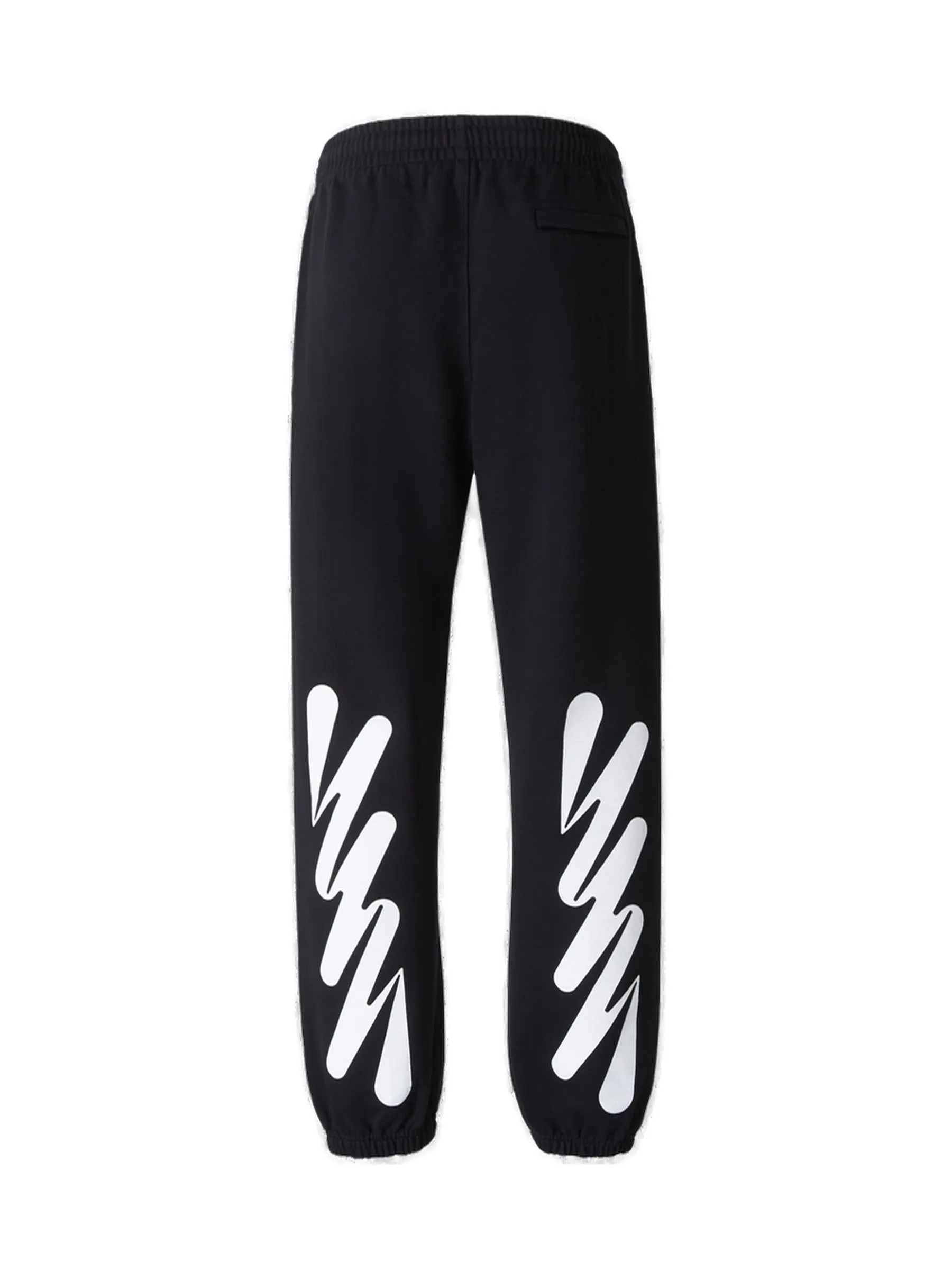 Off-White Logo Printed Wave Diagonal Track Pants