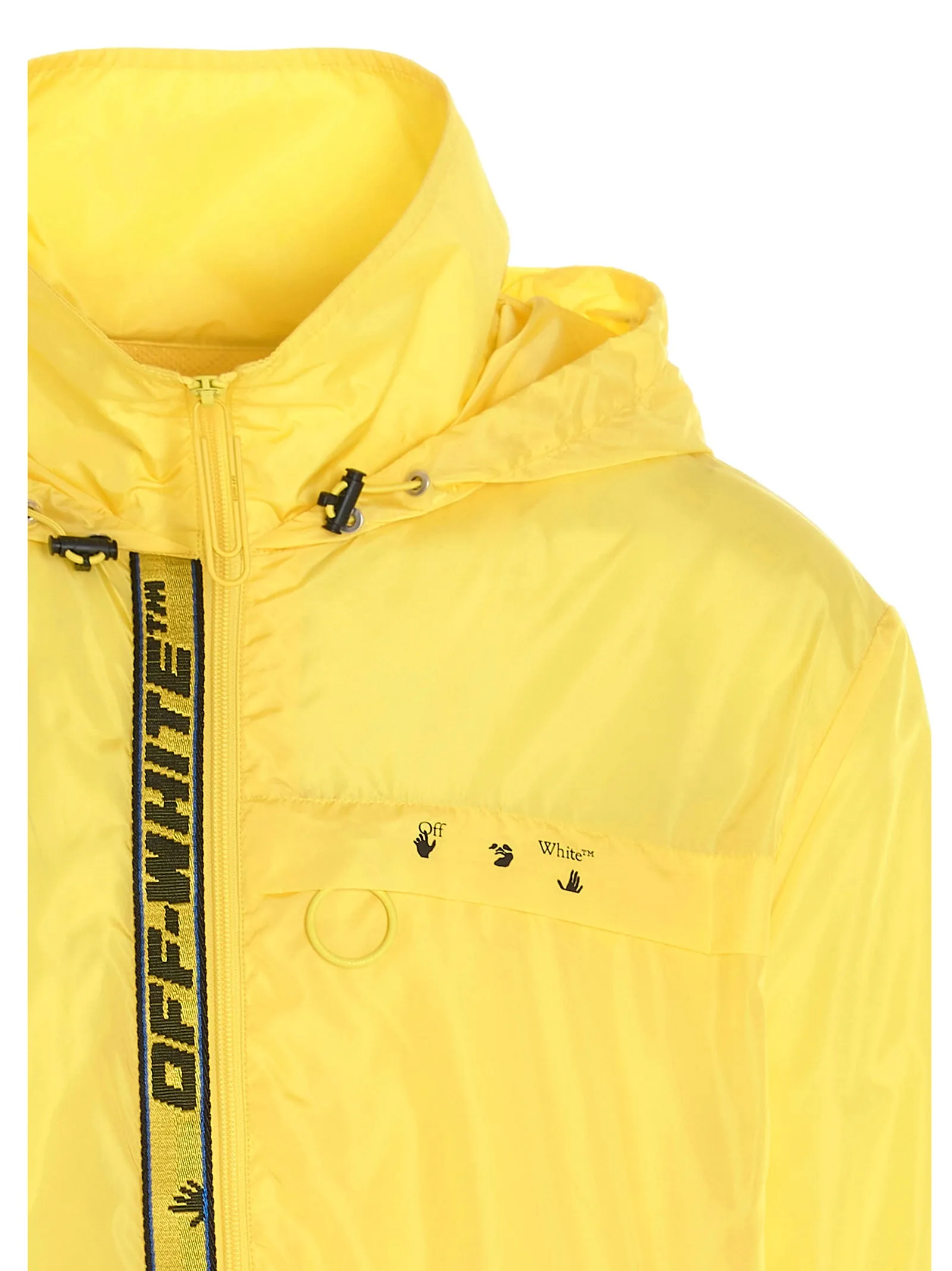 Off-White Logo Tape Windbreaker Jacket