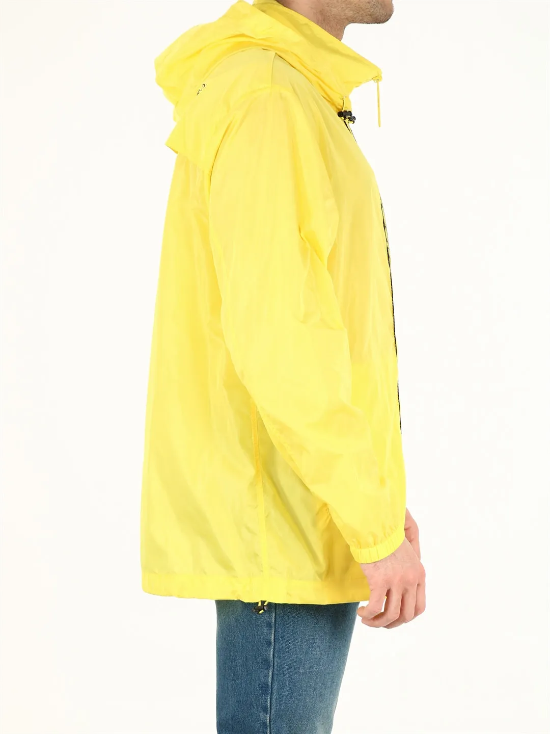 Off-White Logo Tape Windbreaker Jacket
