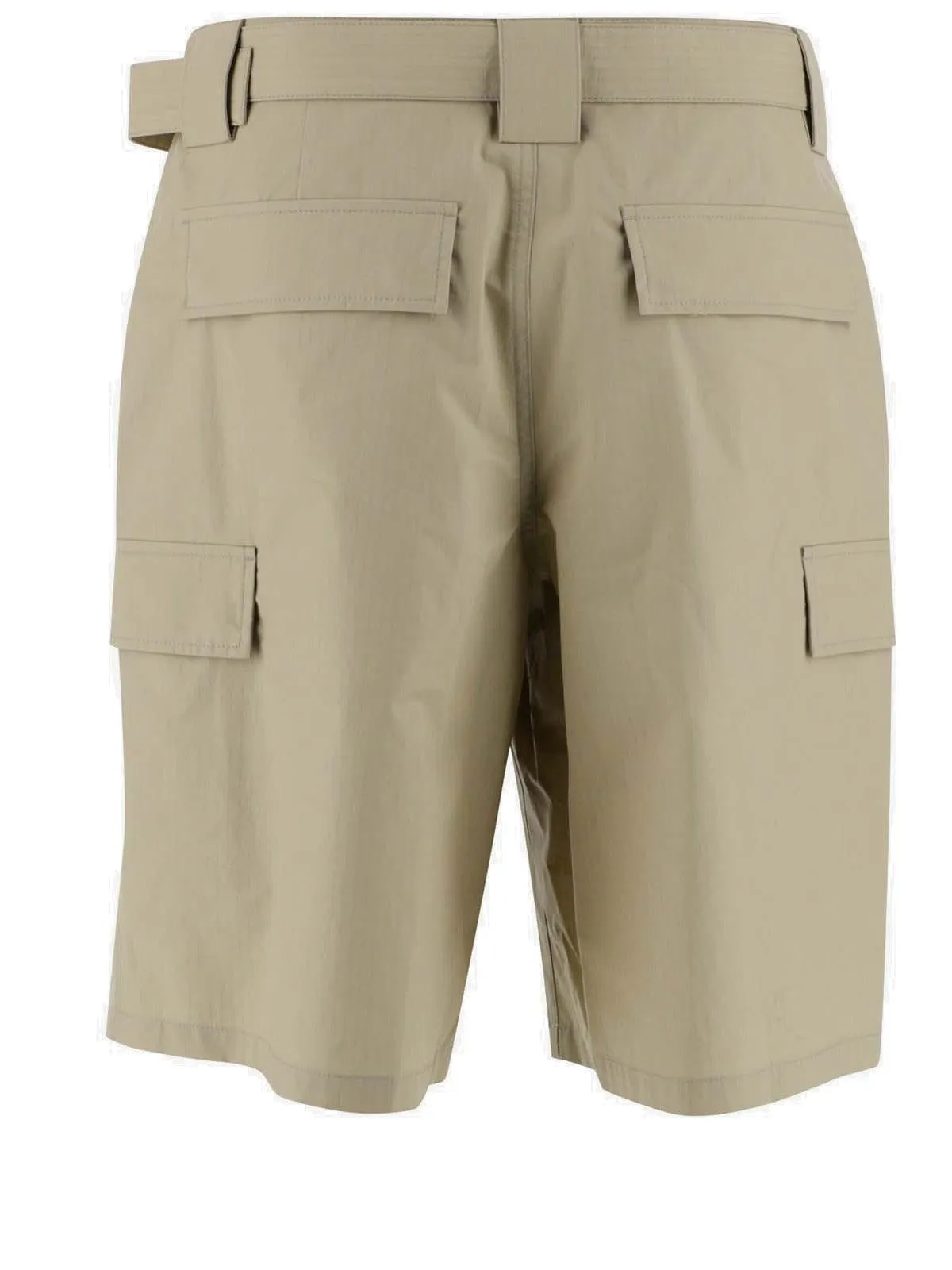 Off-White Medium Waist Cargo Shorts