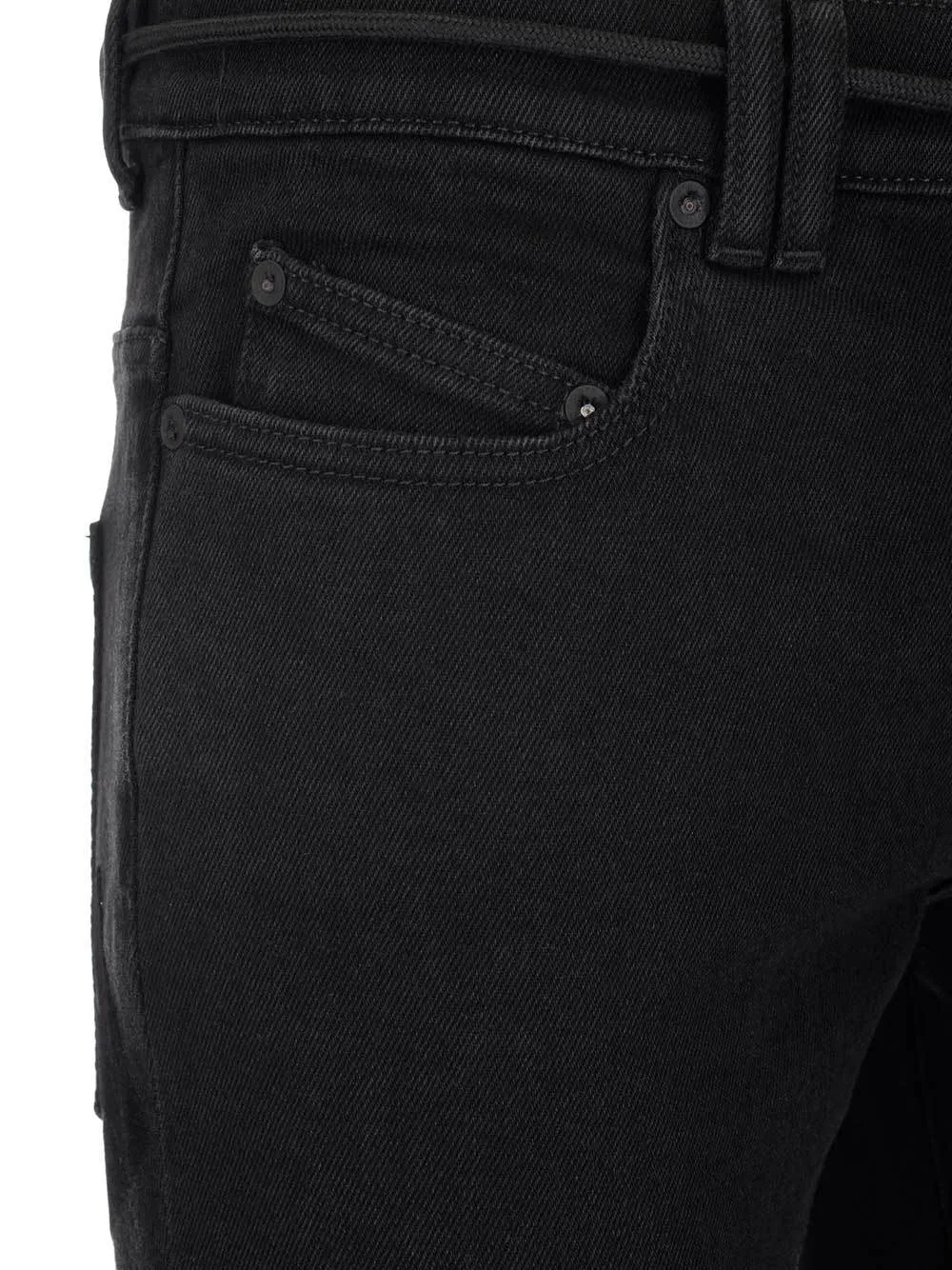 Off-White Pocket Detail Skinny Jeans