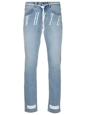 Off-White Slim Bleached Jeans