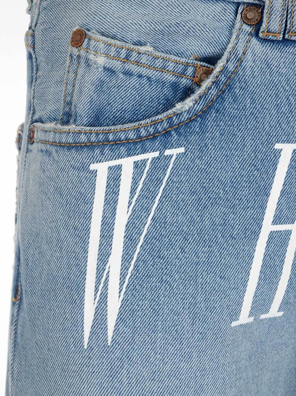 Off-White Slim Bleached Jeans