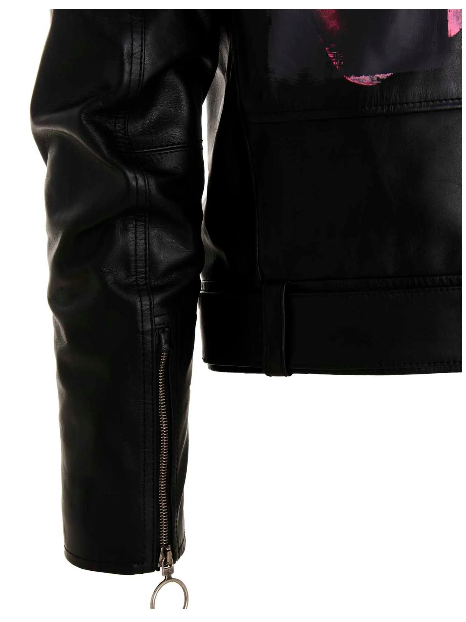 Off-White Zip-Detail Biker Jacket