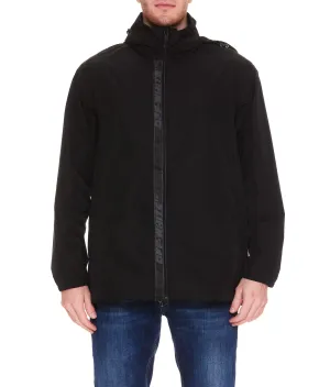 Off-White Zip-Up Long-Sleeved Jacket