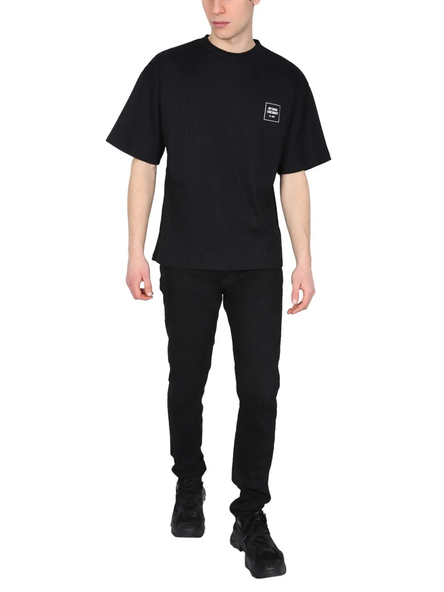 Opening Ceremony Box Logo Ribbed T-Shirt