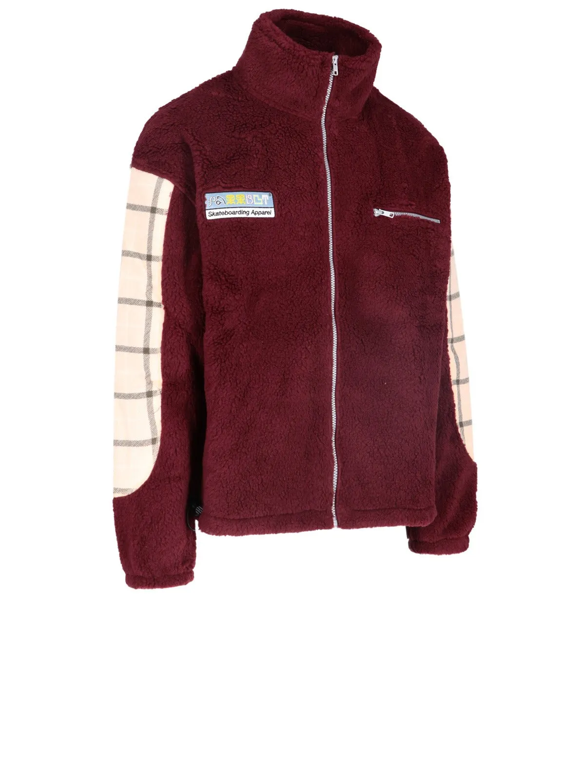 PACCBET High Neck Zipped Fleece Jacket