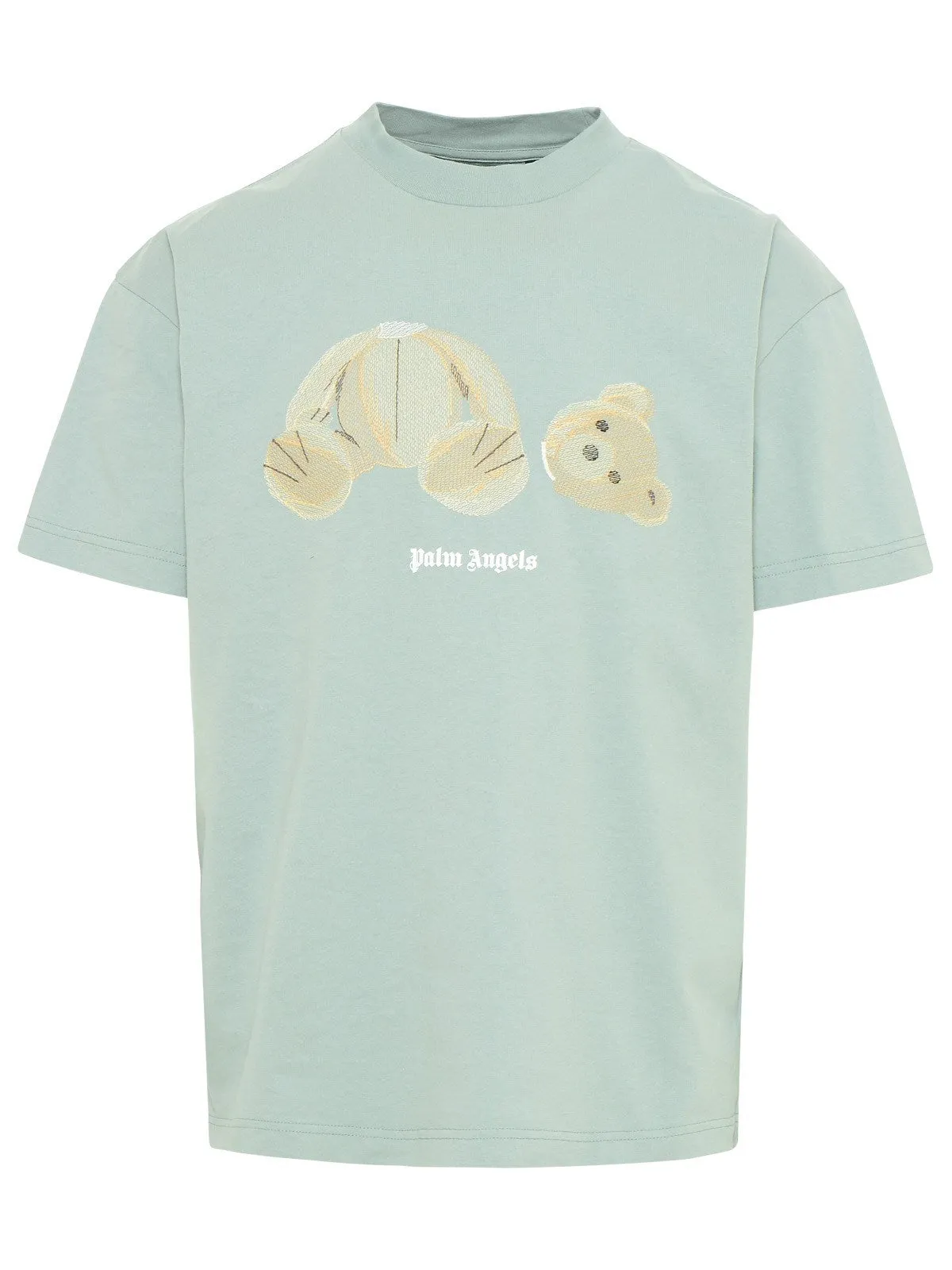 Palm Angels Bear Printed Crewneck T-Shirt