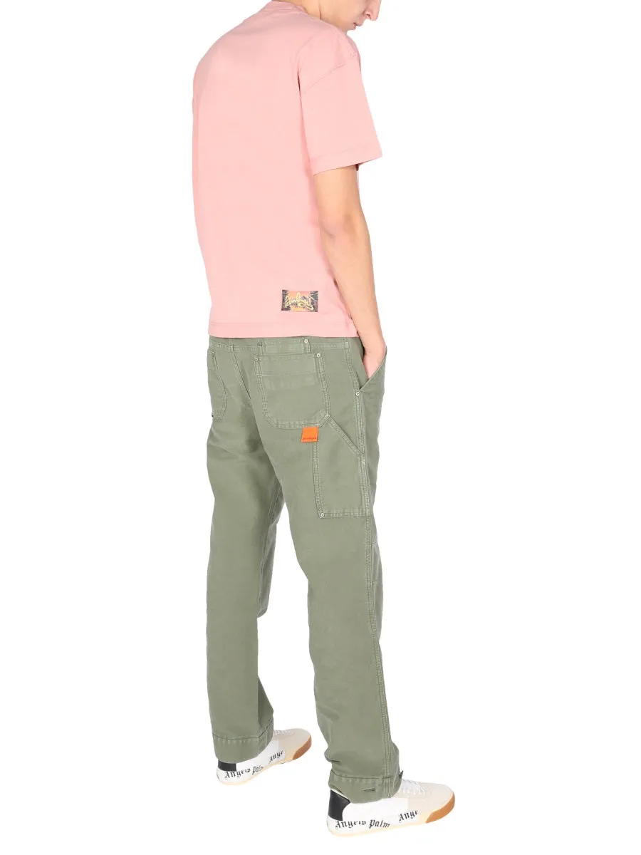 Palm Angels Button Detailed Cargo Pants
