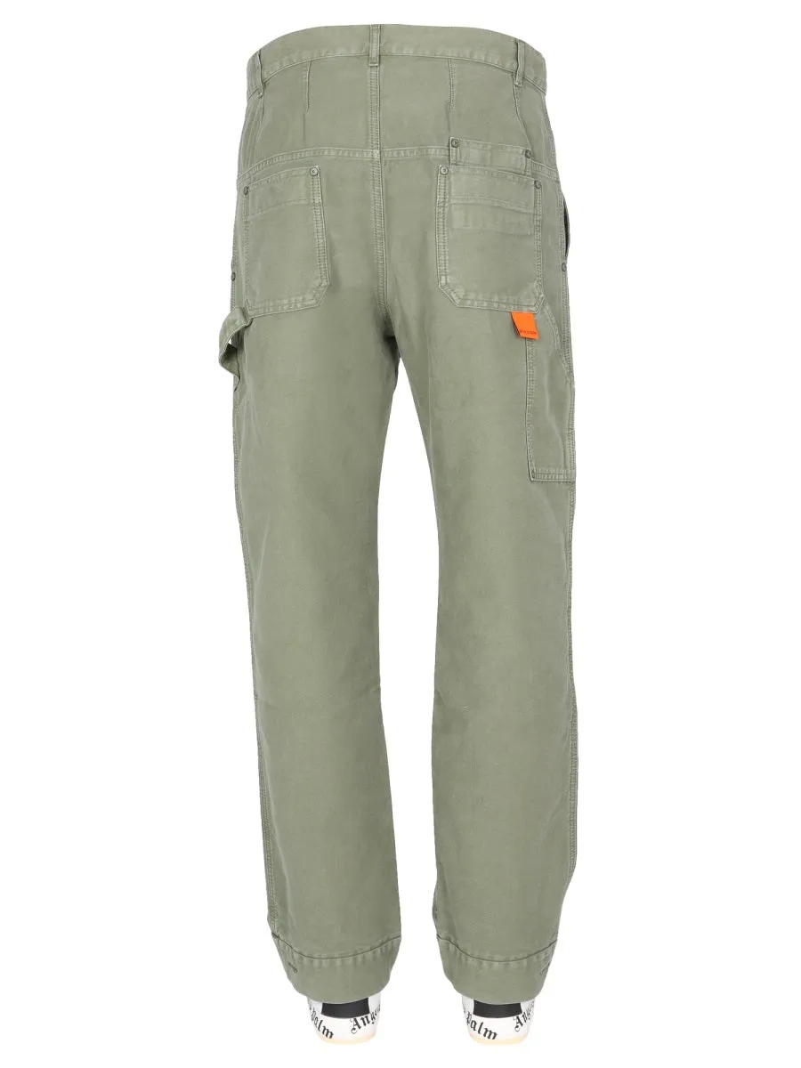 Palm Angels Button Detailed Cargo Pants
