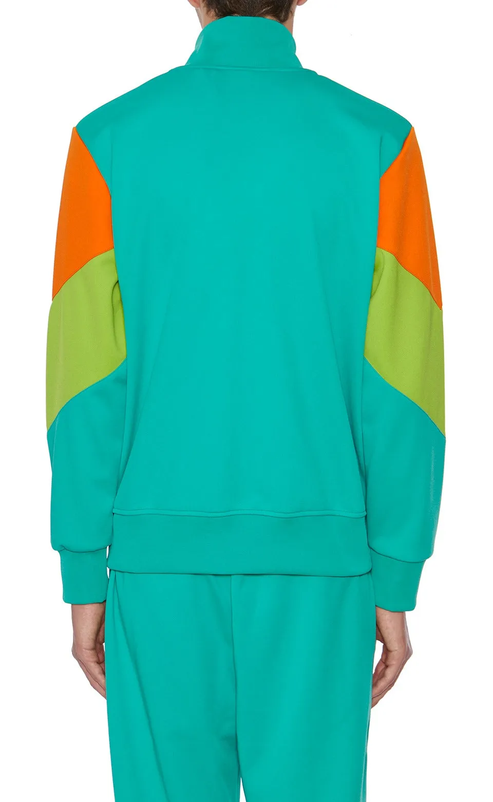 Palm Angels Color Block Zipped Track Jacket