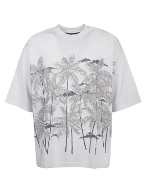 Palm Angels Graphic Printed Crewneck T-Shirt