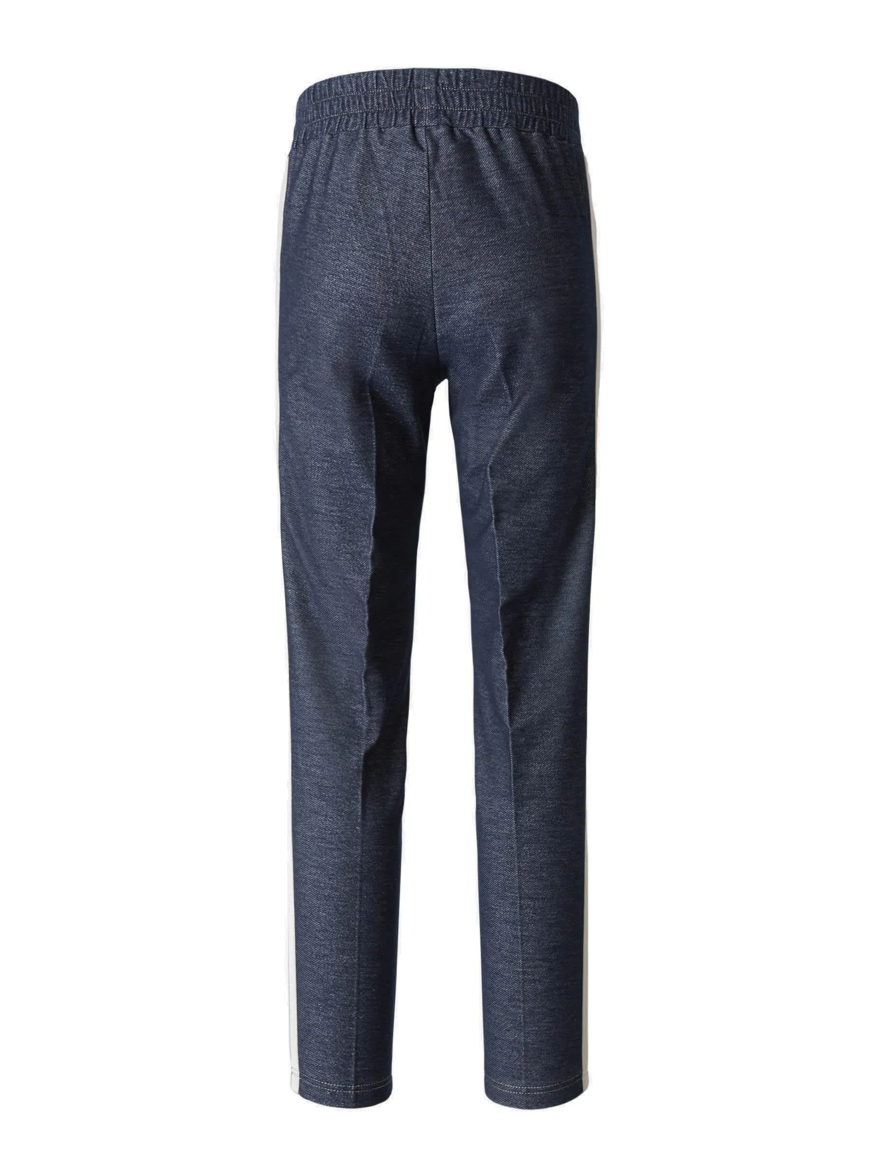 Palm Angels Logo Print Denim Sport Trousers