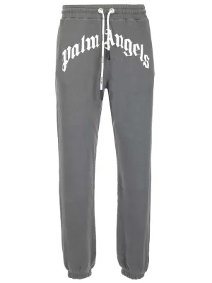 Palm Angels Logo Print Sweatpants