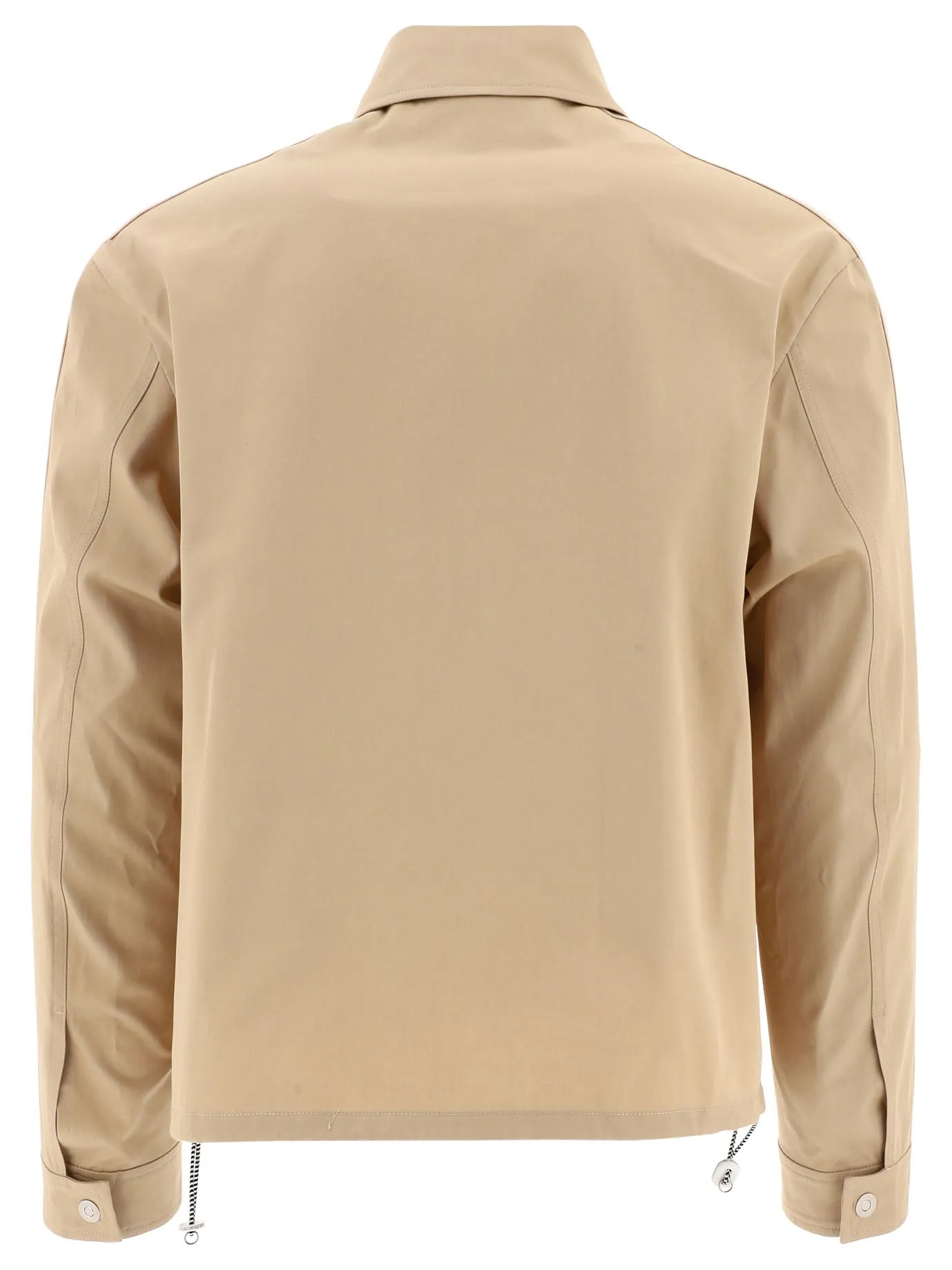 Palm Angels Logo Print Zipped Jacket