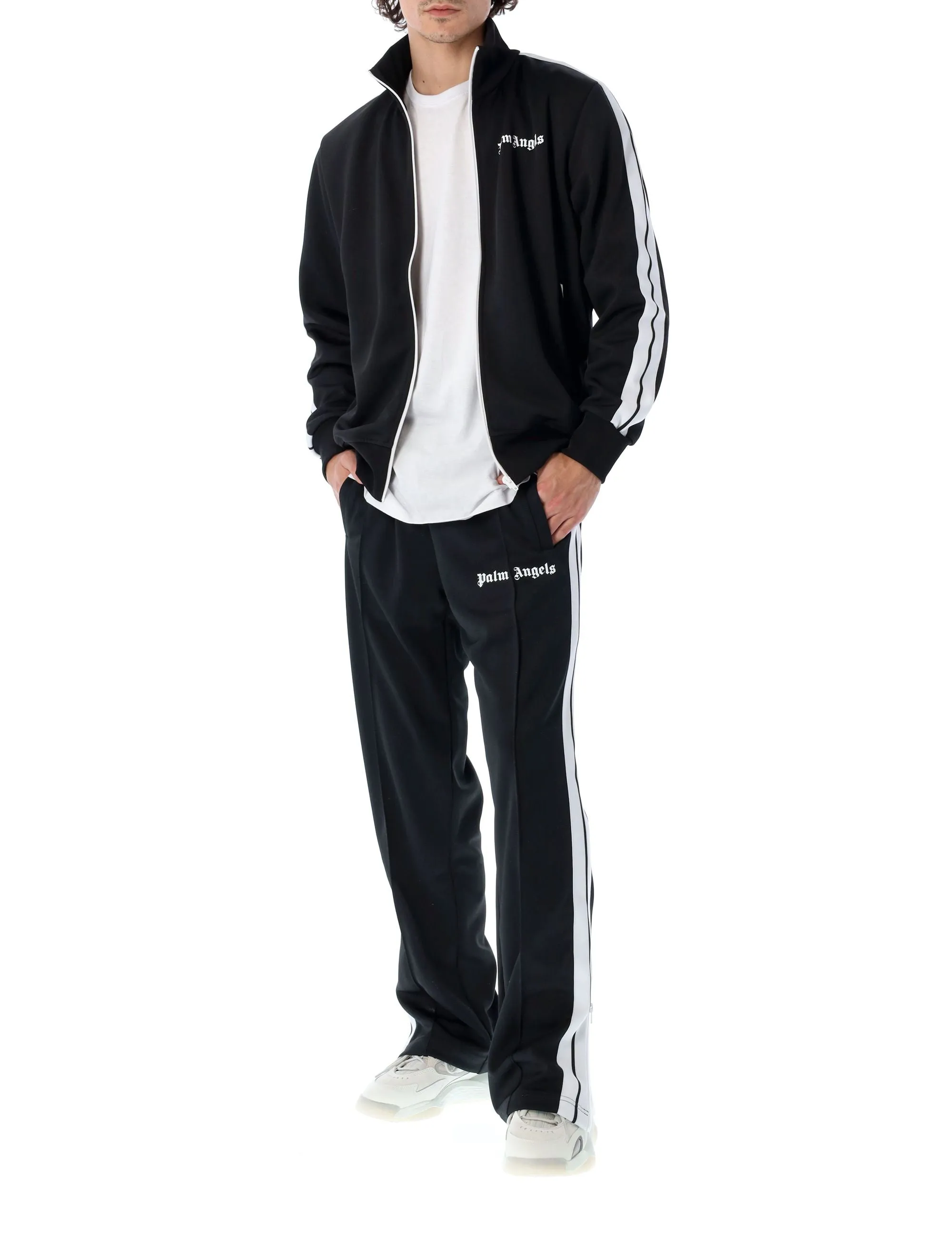 Palm Angels Logo Printed Track Jacket