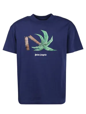Palm Angels Palm Printed Crewneck T-Shirt