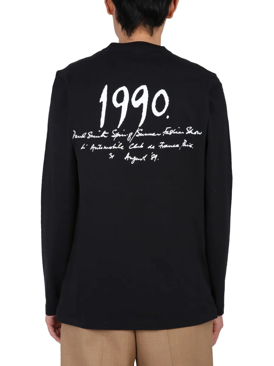 Paul Smith Logo Embroidered Crewneck T-Shirt