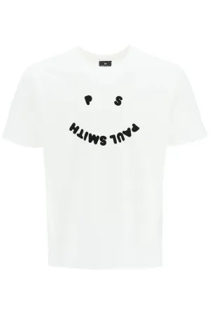 Paul Smith Smiley Logo Print Crewneck T-Shirt