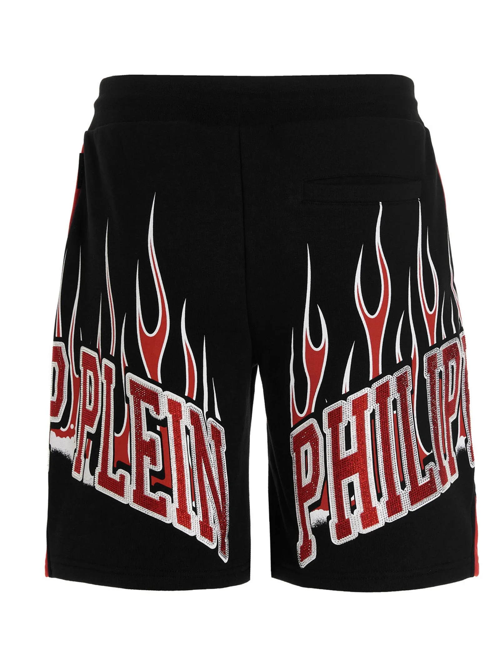 Philipp Plein Logo Embellished Drawstring Shorts