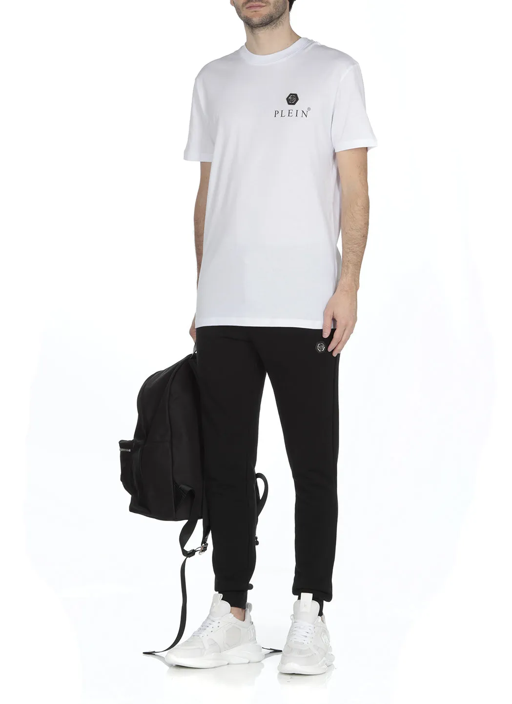 Philipp Plein Logo Patch Straight Leg Track Pants
