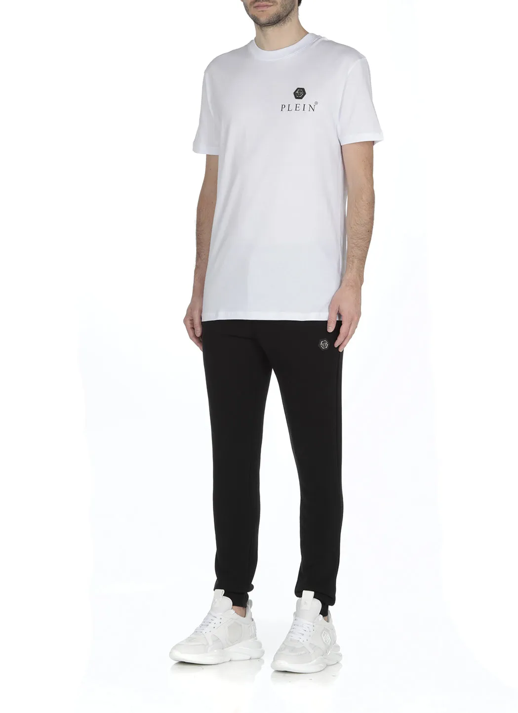 Philipp Plein Logo Patch Straight Leg Track Pants