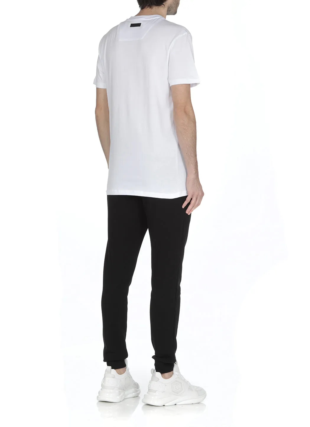 Philipp Plein Logo Patch Straight Leg Track Pants