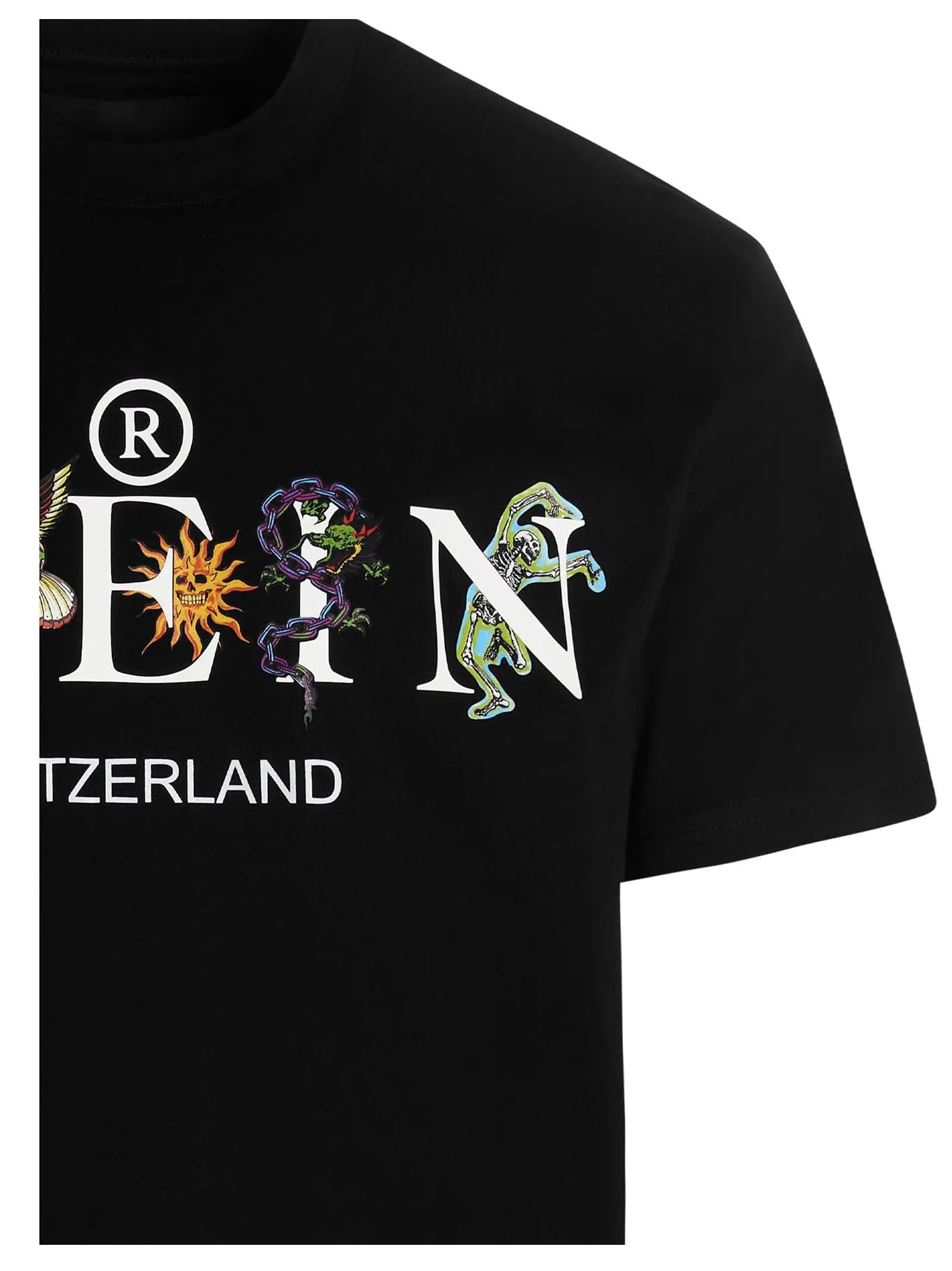 Philipp Plein SS Tattoo Crewneck Jersey T-Shirt