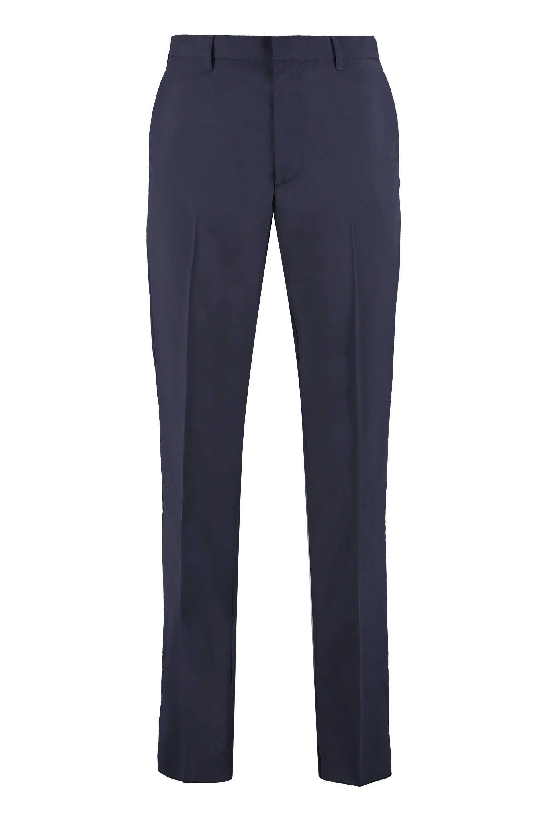 Prada Mid Rise Tailored Cropped Trousers