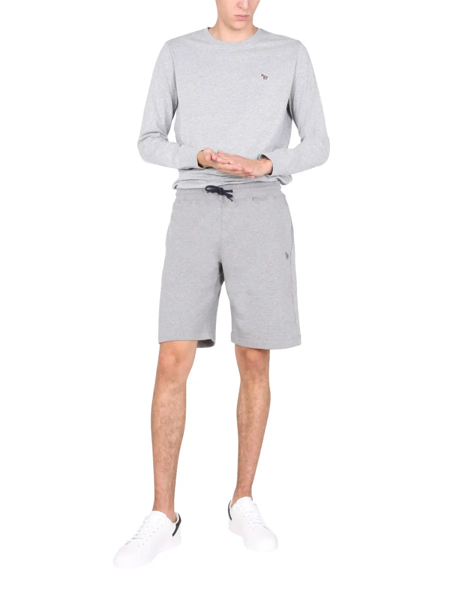 PS Paul Smith Zebra Patch Bermuda Shorts