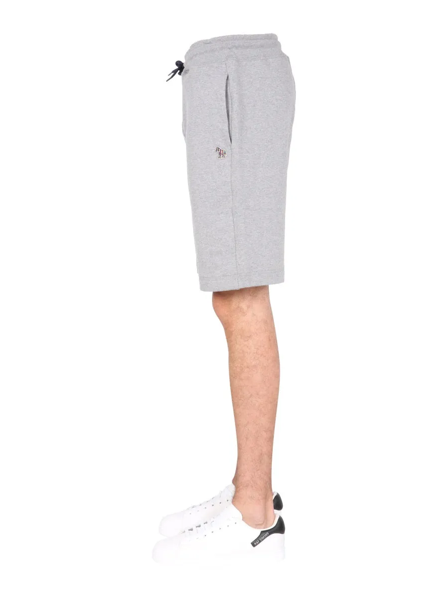 PS Paul Smith Zebra Patch Bermuda Shorts