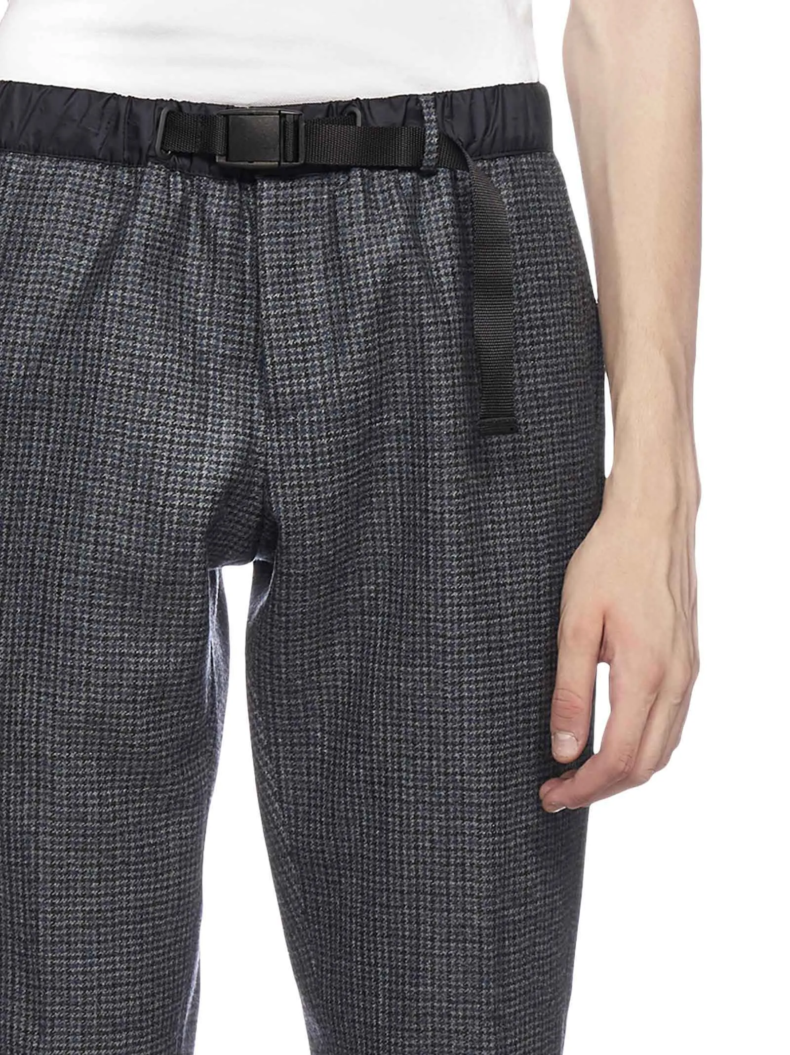 Pt01 Check-Pattern Straight Leg Pants